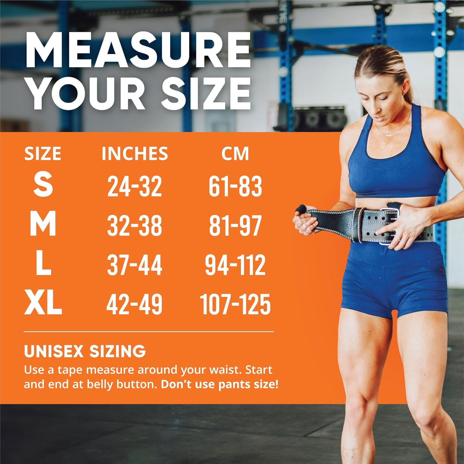 Premium 4-Inch Weight Lifting Belt for Men and Women - Enhanced Support for Squats and Deadlifts