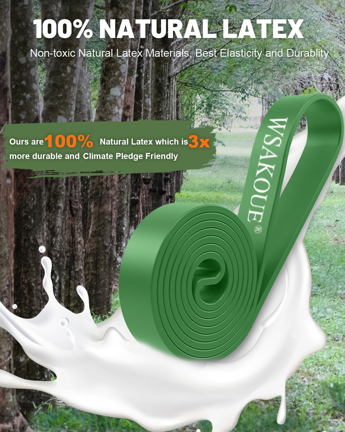 Resistance Bands Set for Pull-Up Assistance, Muscle Training, Body Stretching, and Physical Therapy for Men and Women