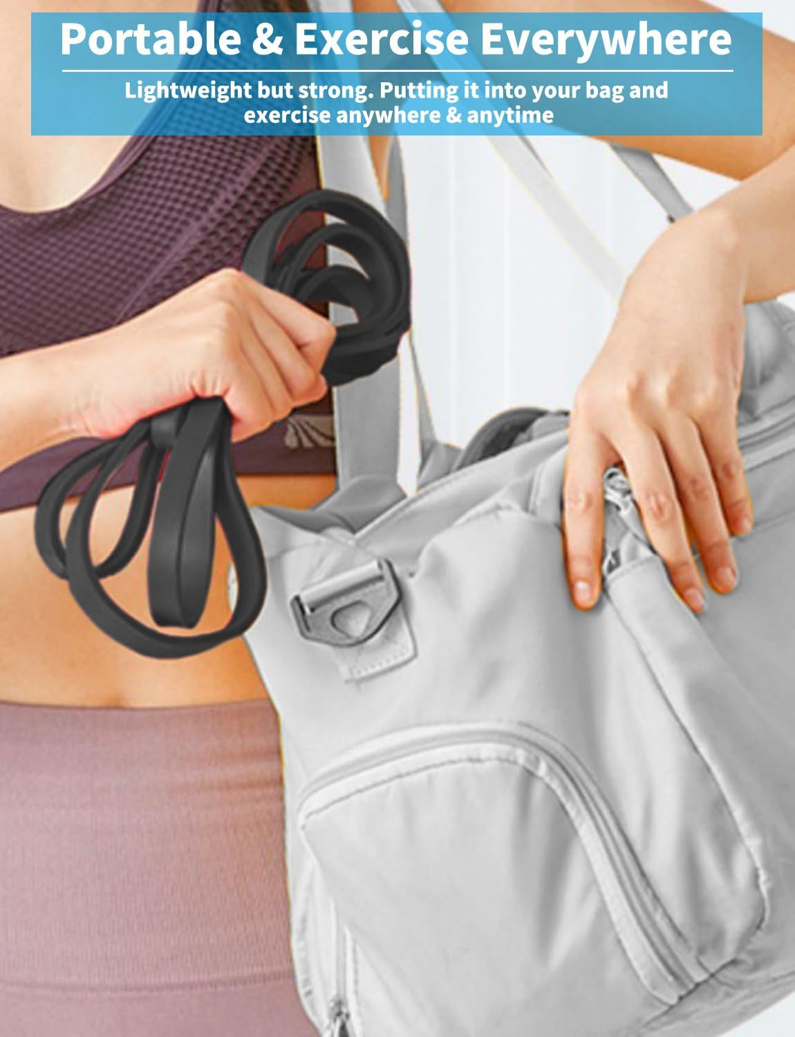 Resistance Bands Set for Pull-Up Assistance, Muscle Training, Body Stretching, and Physical Therapy for Men and Women